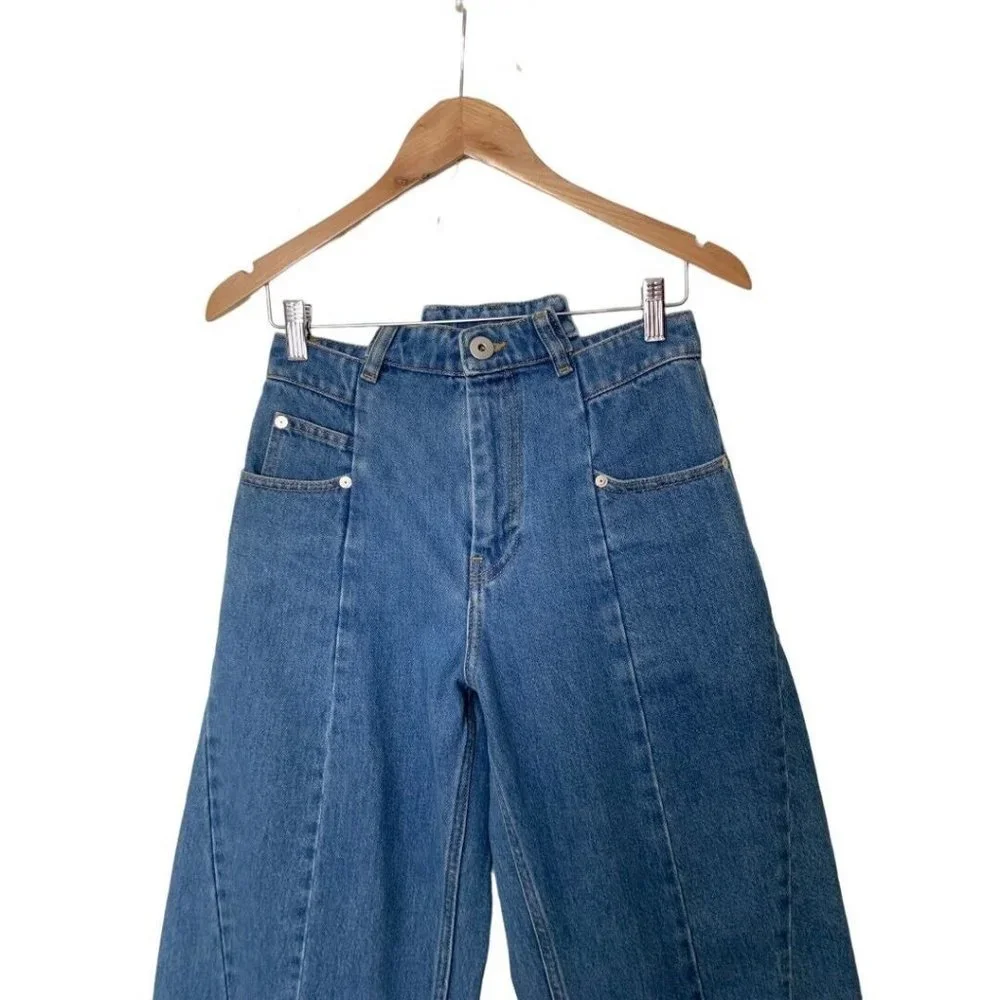 Maison Margiela Line 1 Women’s High Rise Jeans Denim 25 - Picture 4 of 7